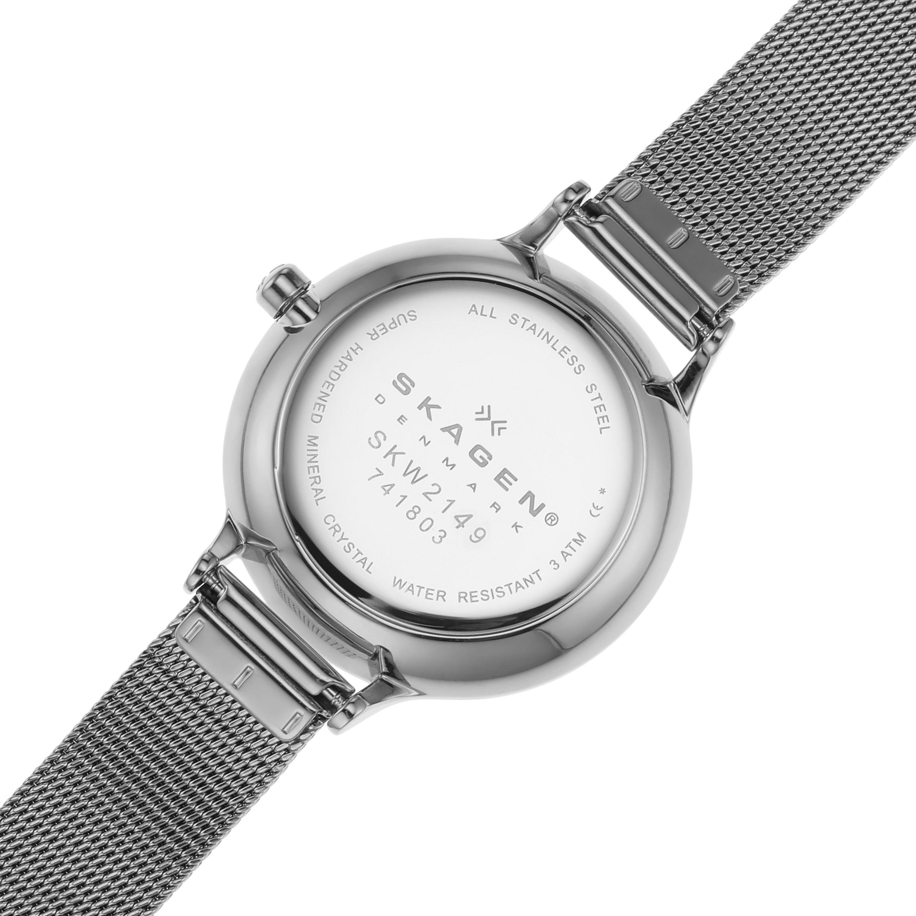 Skagen Anita Womens Classic Silver Dial Watch Skw2149 Watch Direct 8455