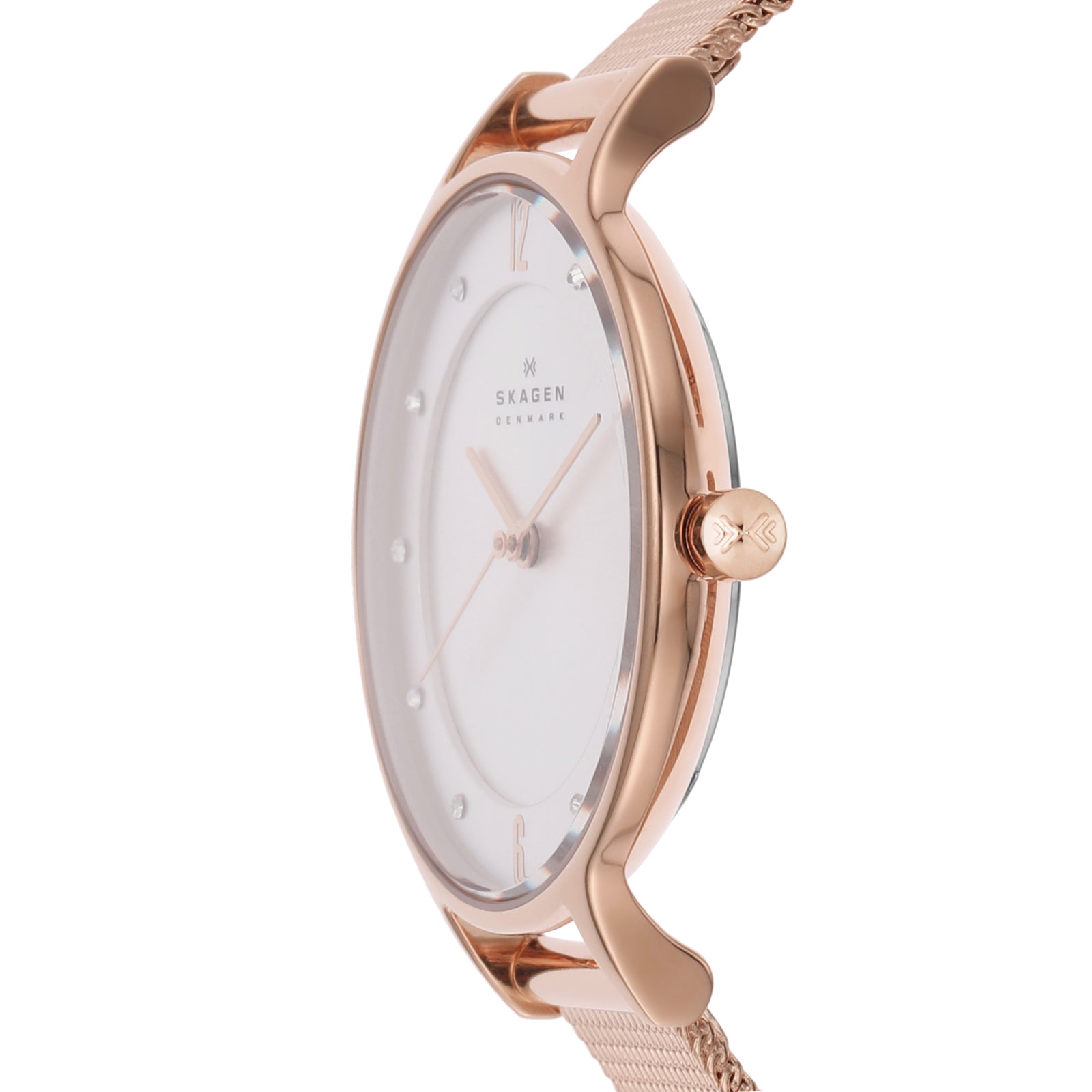 Skagen rose gold womens watch sale