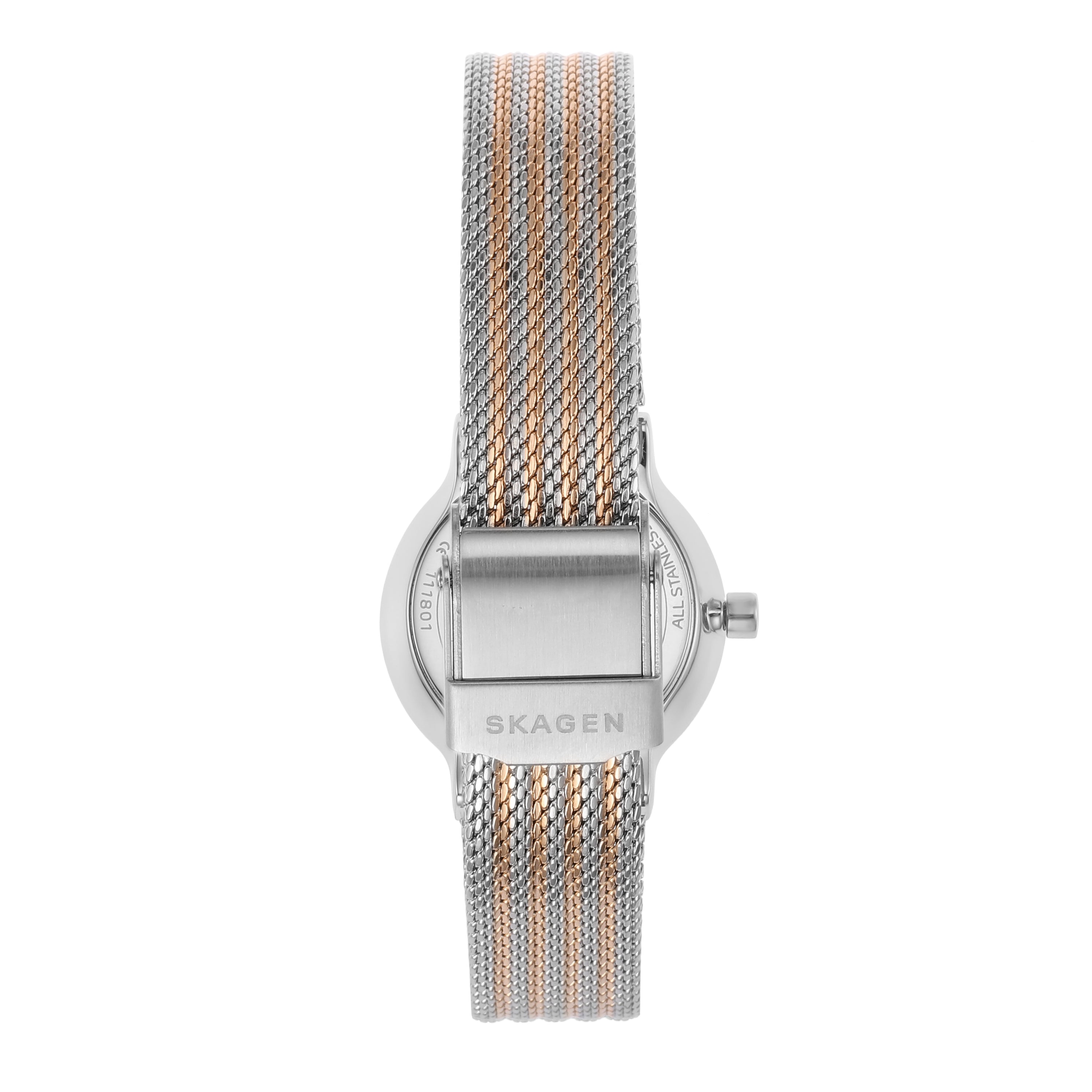Skagen Freja Lille Two-Tone Steel Mesh Strap Watch SKW2699