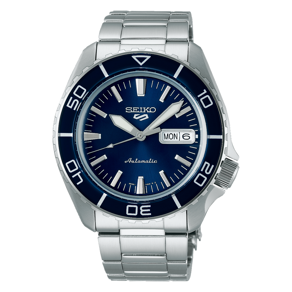 SEIKO-5 Blue Dial Sports Watch from SKX Series SRPK97K – Watch Direct