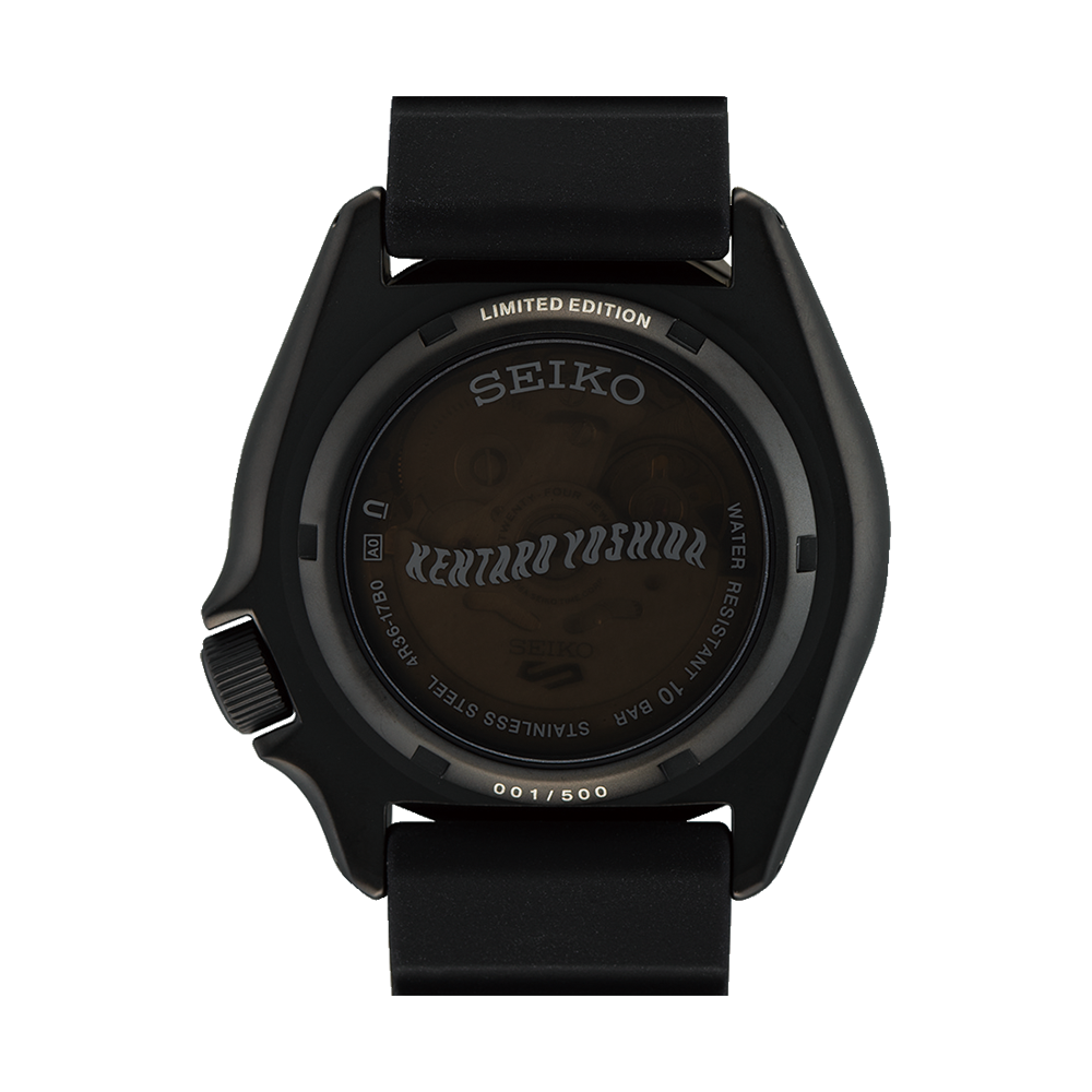 Seiko 5 Kentaro Yoshida Limited Edition “Time Goes by Forever” All Black SRPL25K