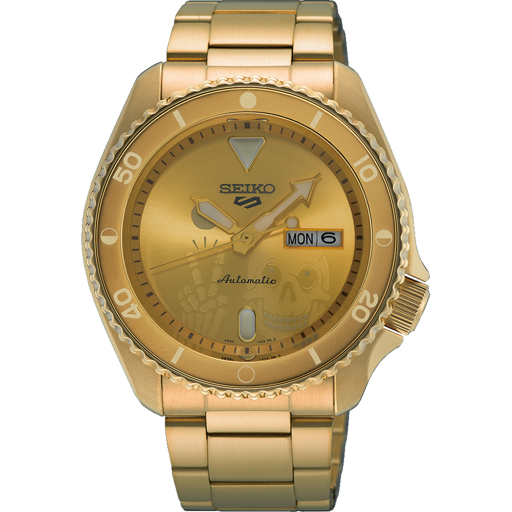 Seiko 5 Kentaro Yoshida Limited Edition “Time Goes by Forever” All Gold SRPL26K