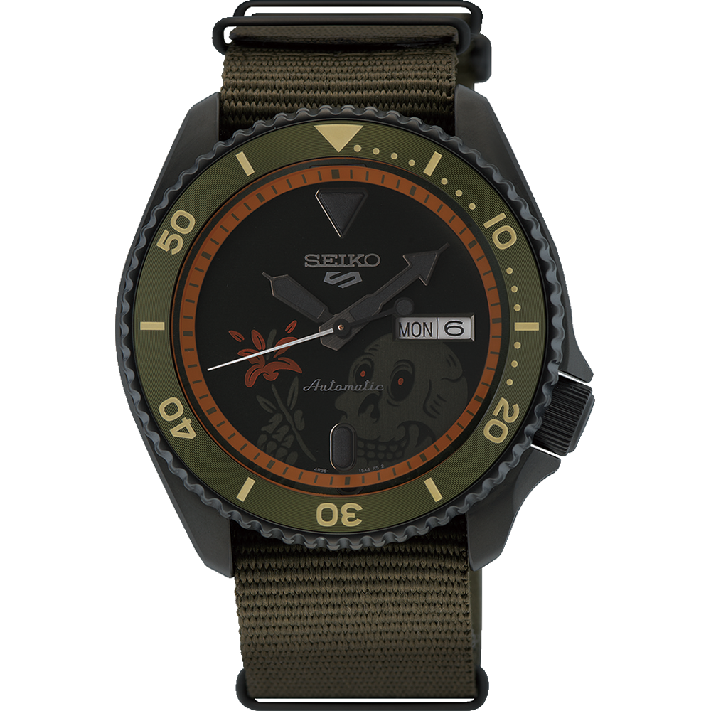 Seiko 5 Kentaro Yoshida Limited Edition “Time Goes by Forever” Olive SRPL27K