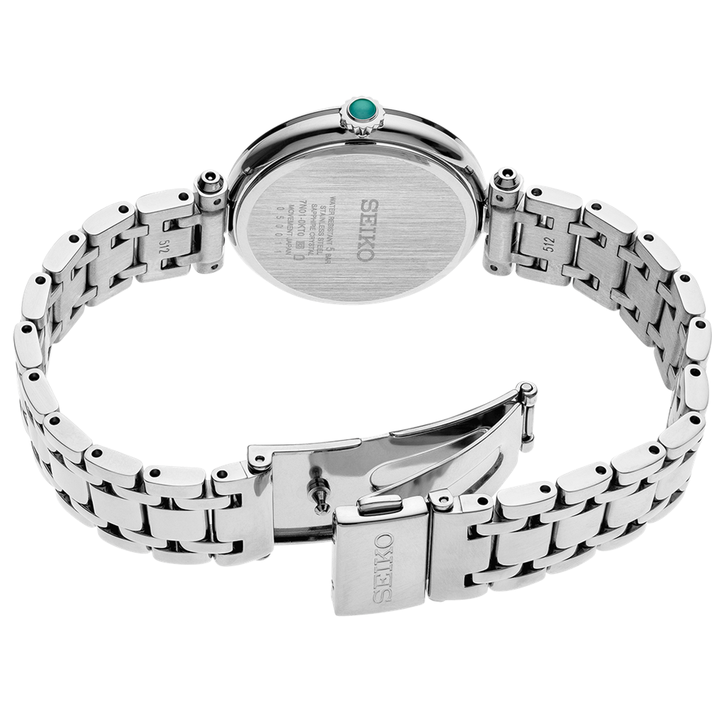 Seiko Ladies Green Dial Dress Watch SRZ535P