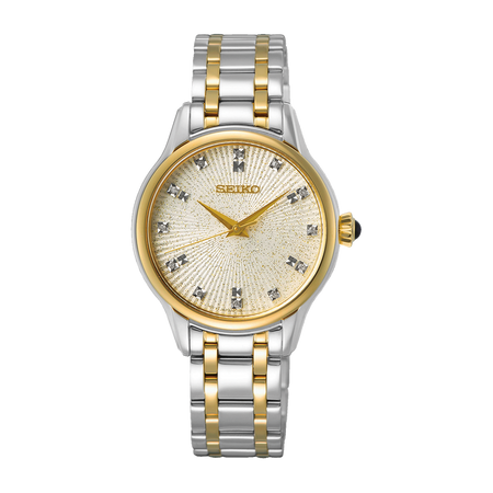 Seiko ladies gold outlet watch