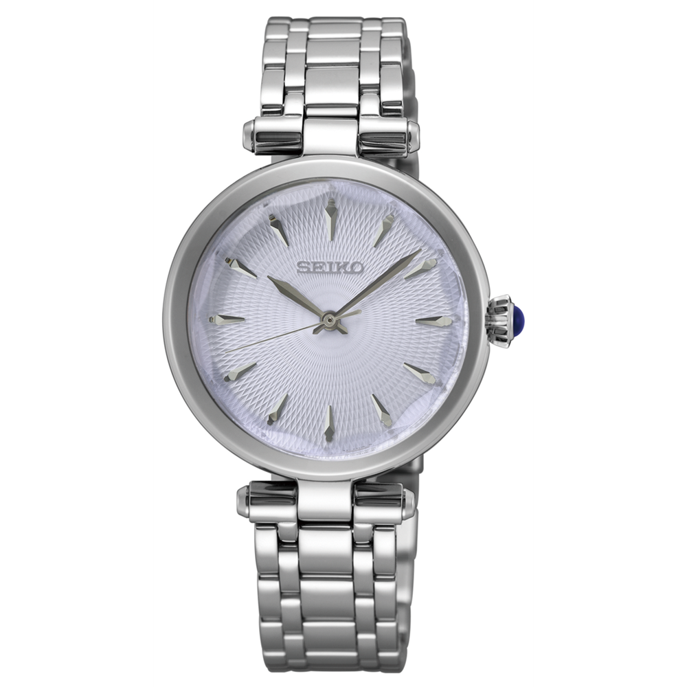 Seiko Conceptual Series Silver Dial Stainless Steel Watch SRZ553P