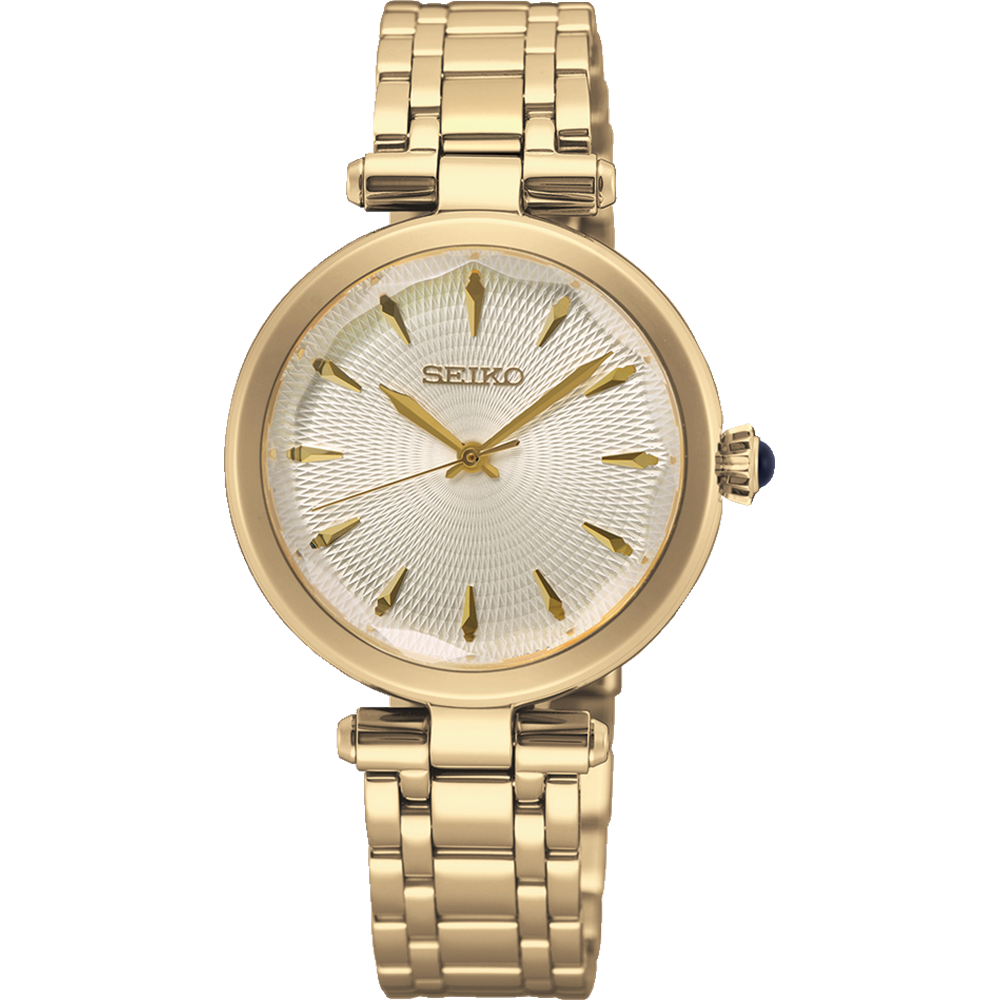 Seiko Conceptual Series Champagne Dial Stainless Steel Watch SRZ554P