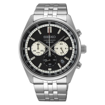 Seiko chronograph outlet panda dial