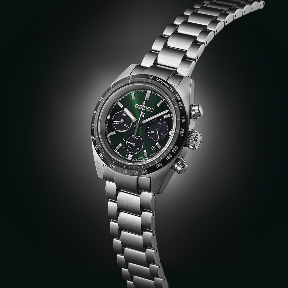 Seiko Prospex Solar Chronograph Green Speedtimer SSC933P