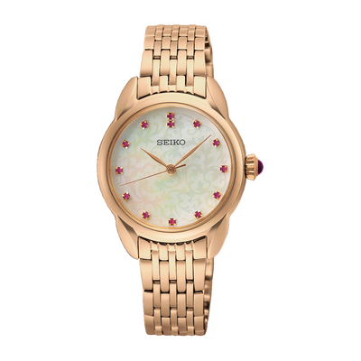 Seiko Special Edition Ladies Rose Gold Daywear Watch SUR564
