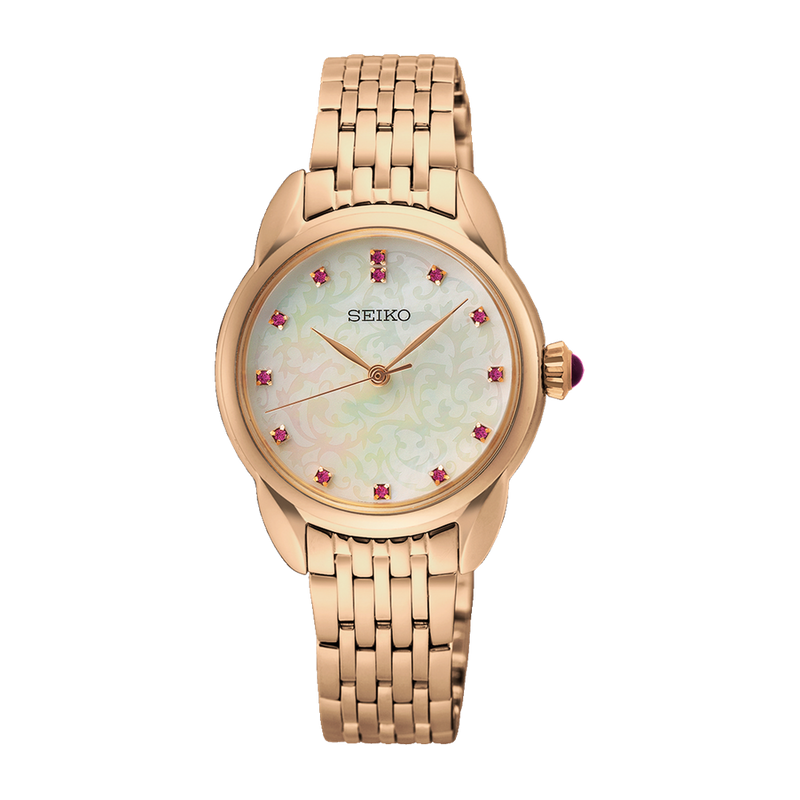 Seiko Special Edition Ladies Rose Gold Daywear Watch SUR564