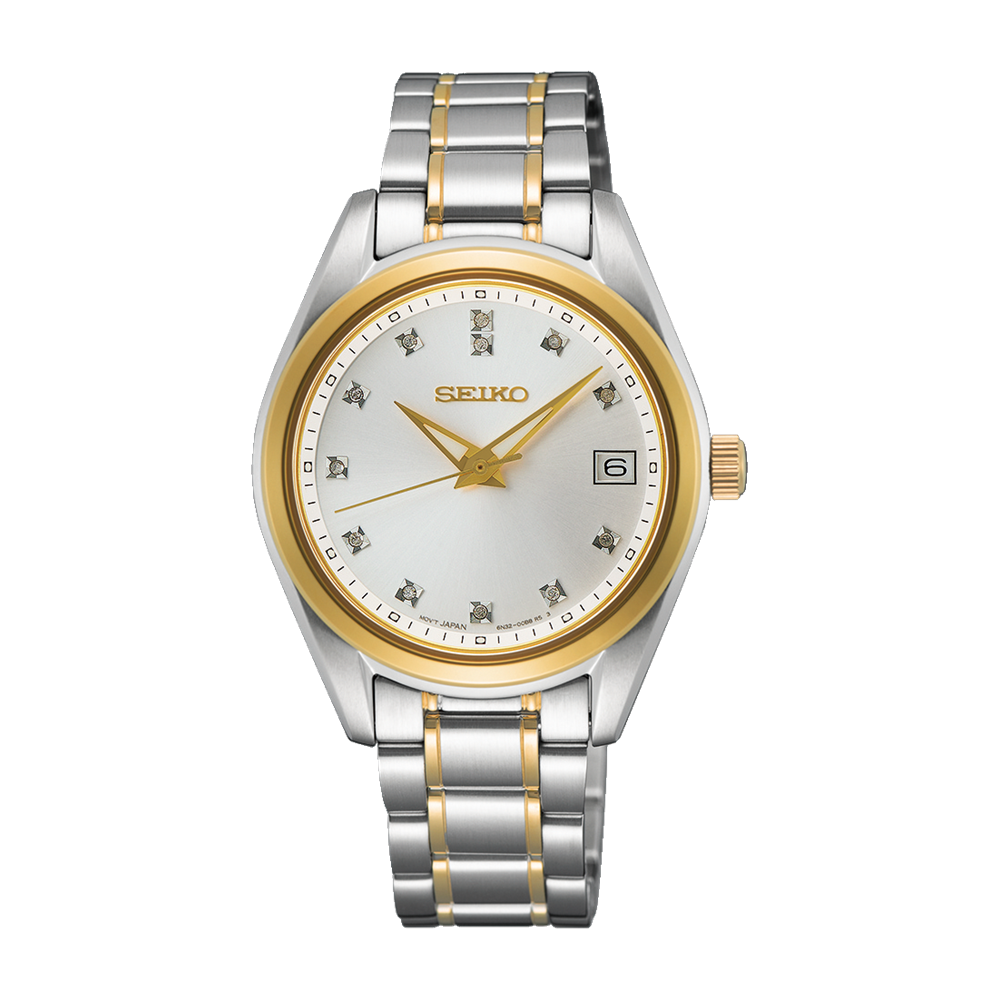 Seiko Conceptual Series White Dial Stainless Steel Watch SUR582P