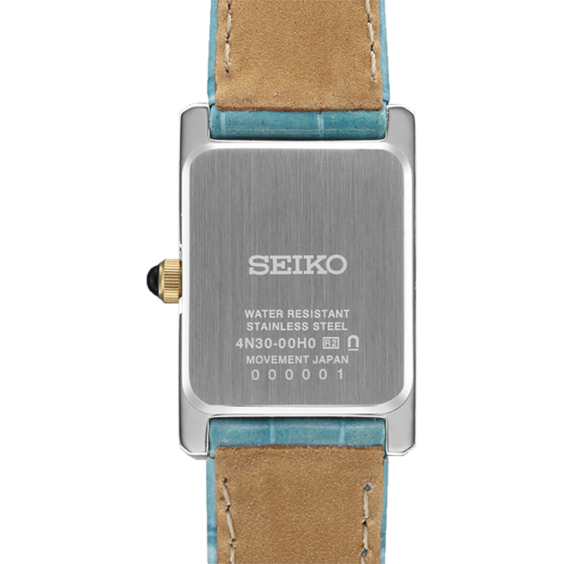 Seiko Conceptual Analogue Blue Leather Women's Watch SWR101P