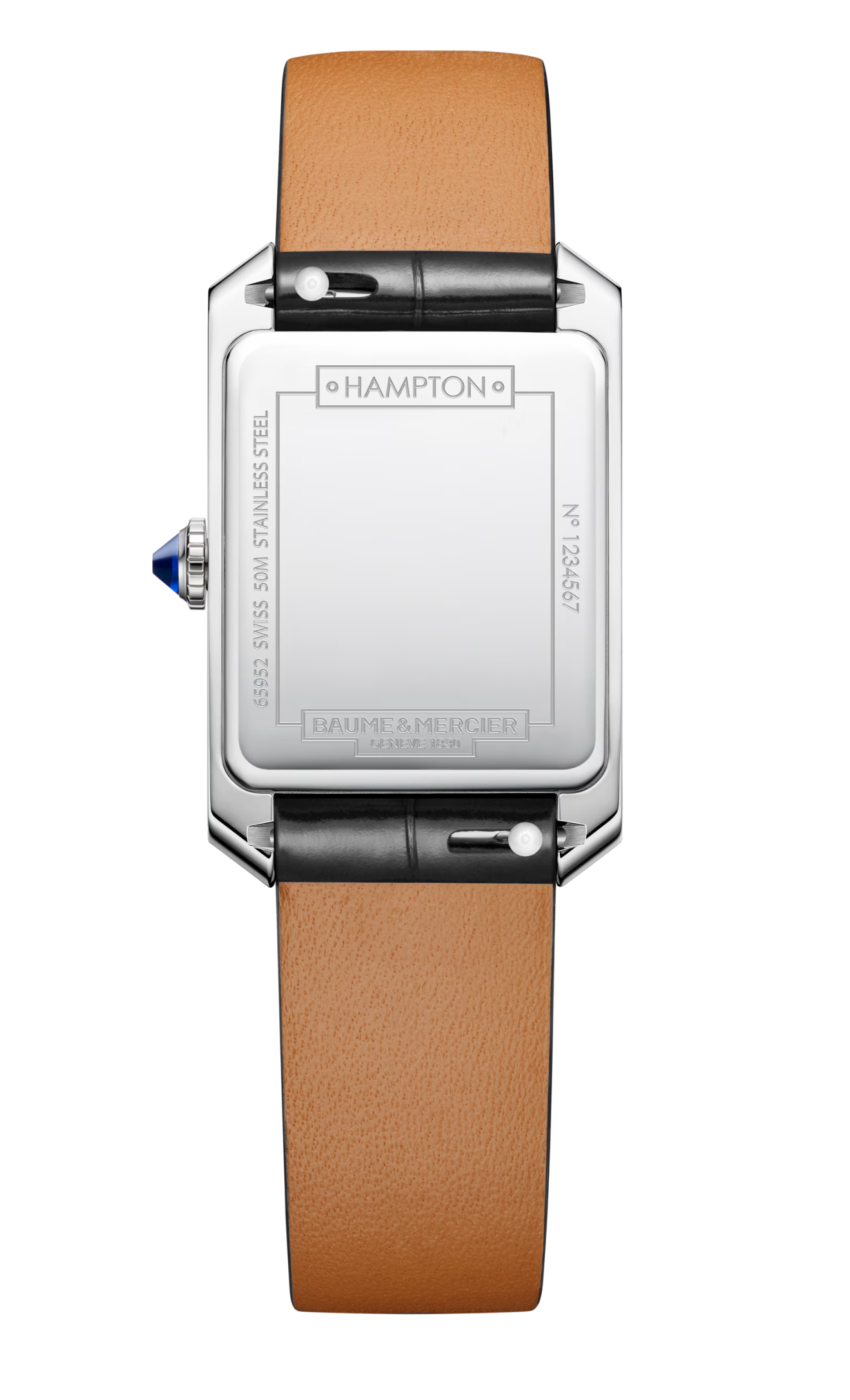 Baume & Mercier Hampton White Dial Quartz 35 x 22mm Watch M0A10795