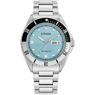 Citizen Automatic Stainless Steel Blue Dial Watch NH7530- 52L