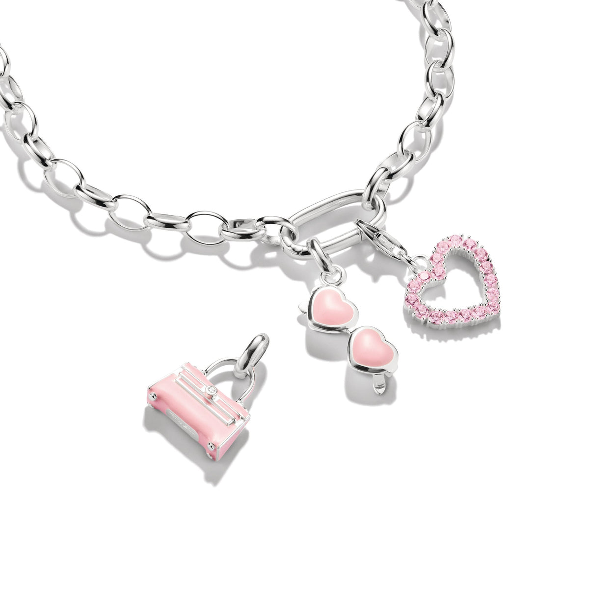 Thomas Sabo Original Charm Pendant Pink Heart