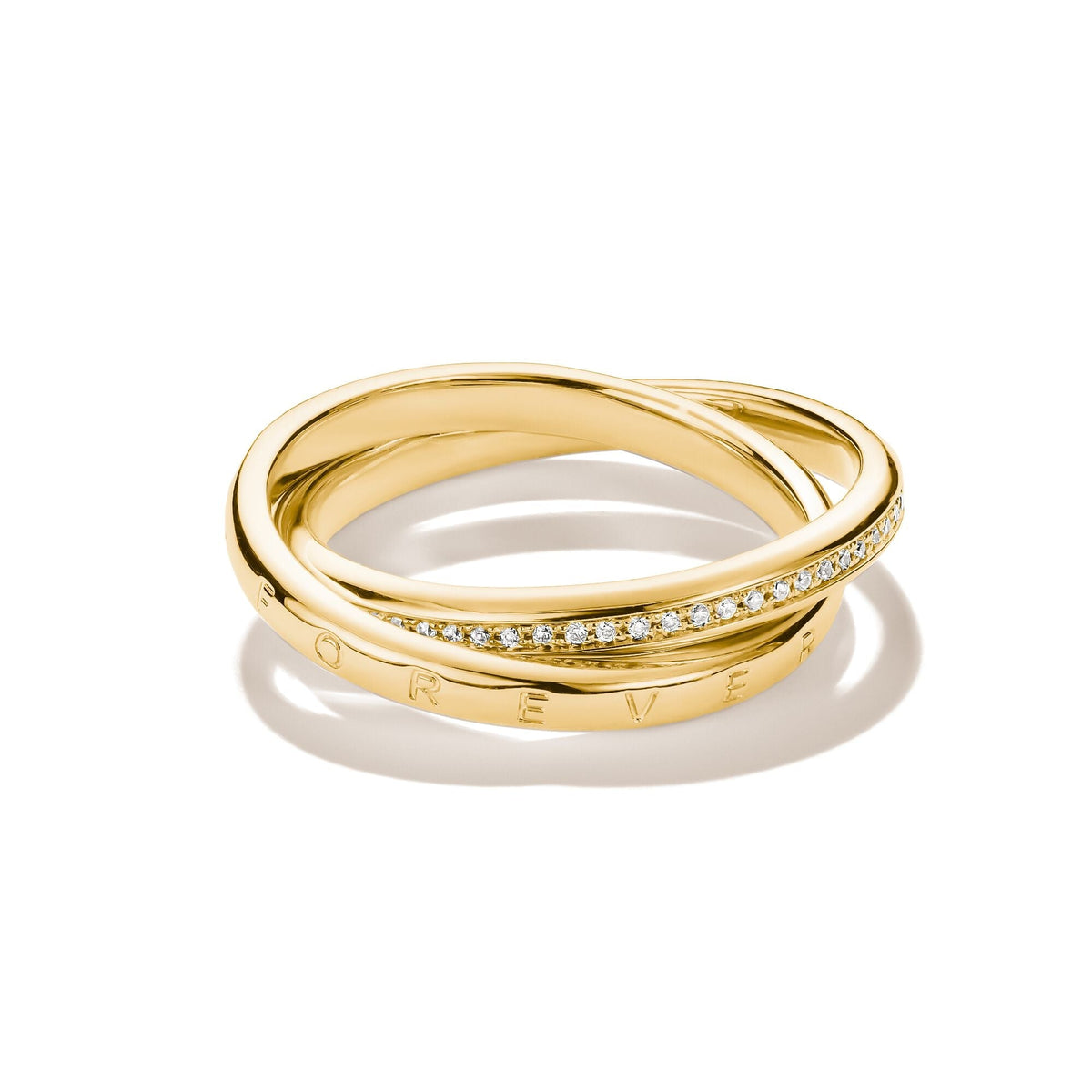 Thomas Sabo Double ring with zirconia TR2548MY50