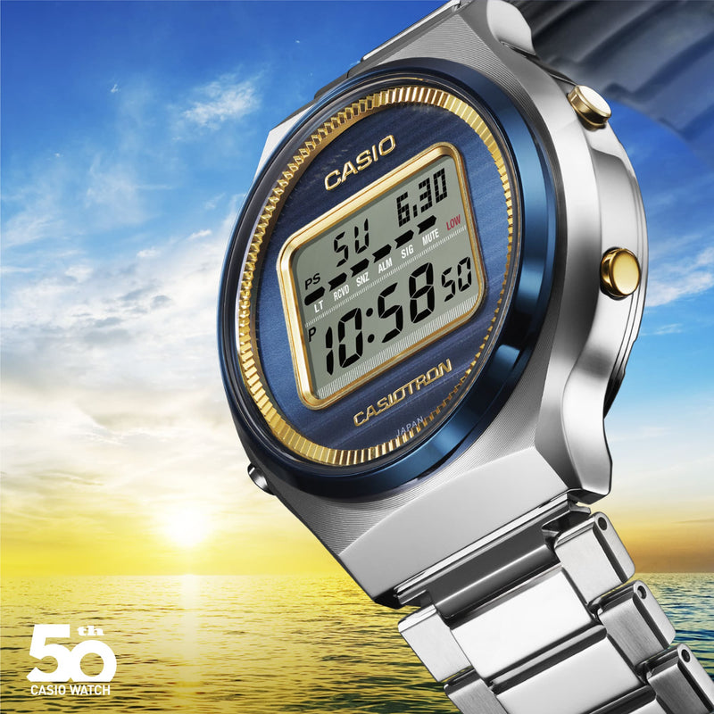 Casio 50th Anniversary Sky and Sea Stainless Steel Watch TRN50SS-2A