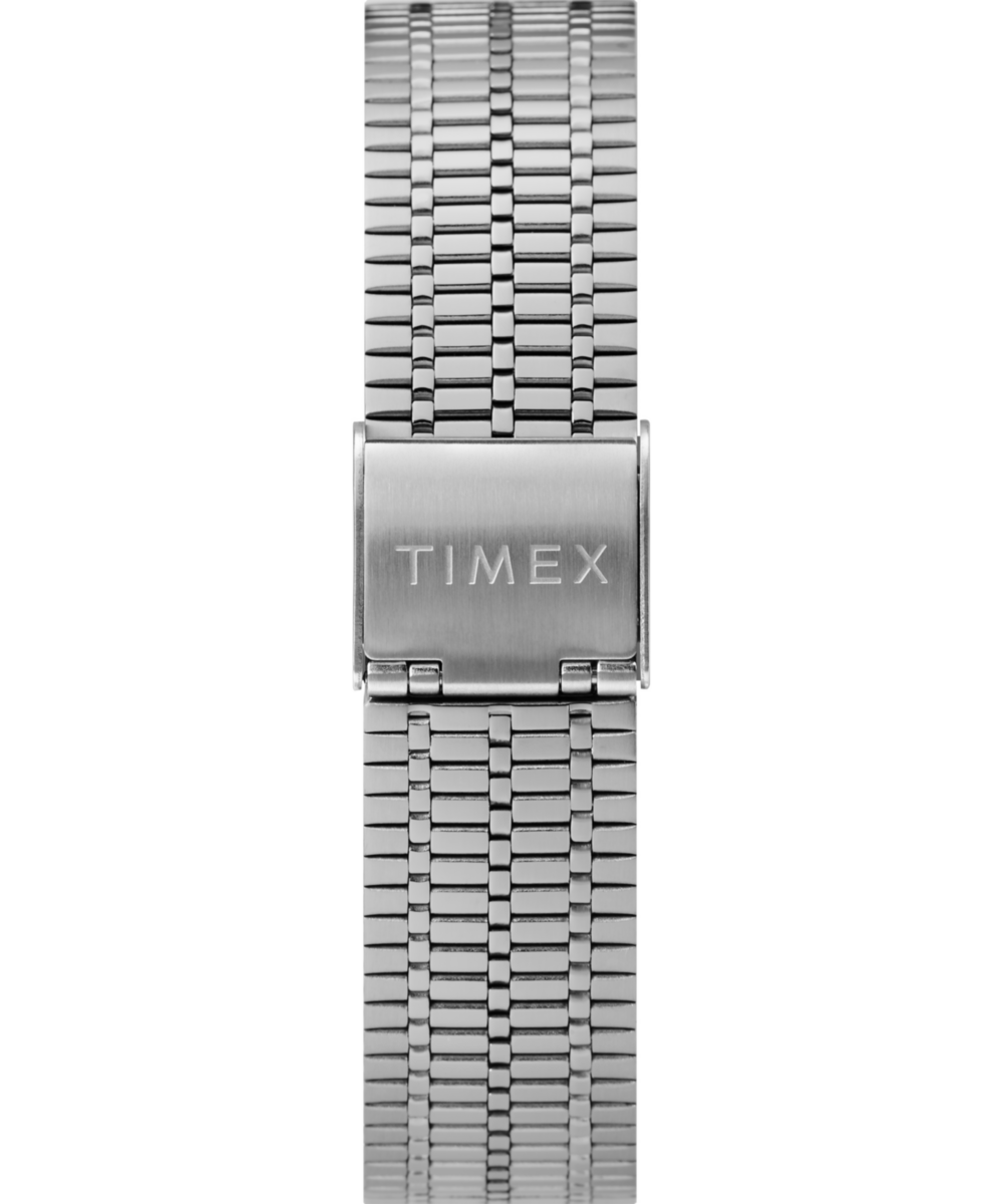 Timex Q 1979 Reissue, Blue dial, Silver stainless steel band