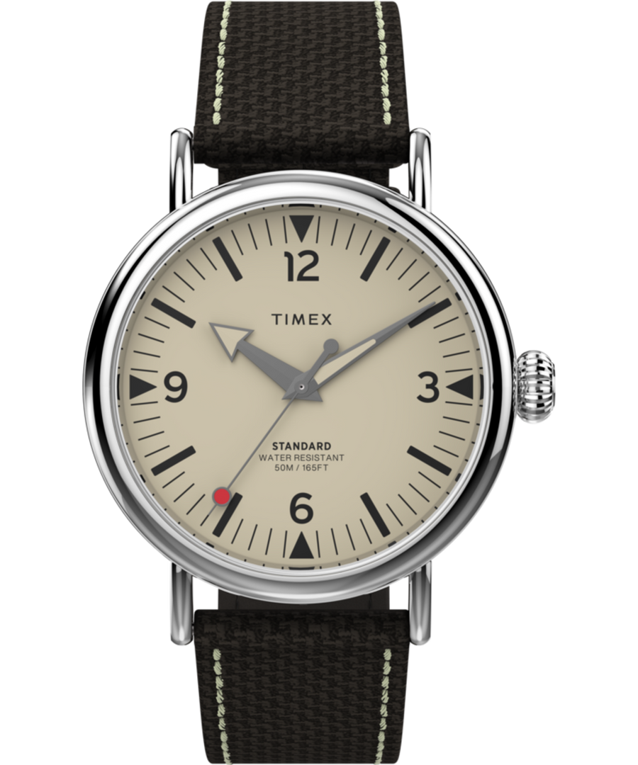 Timex Standard 40mm Brown Leather Watch TW2V44100