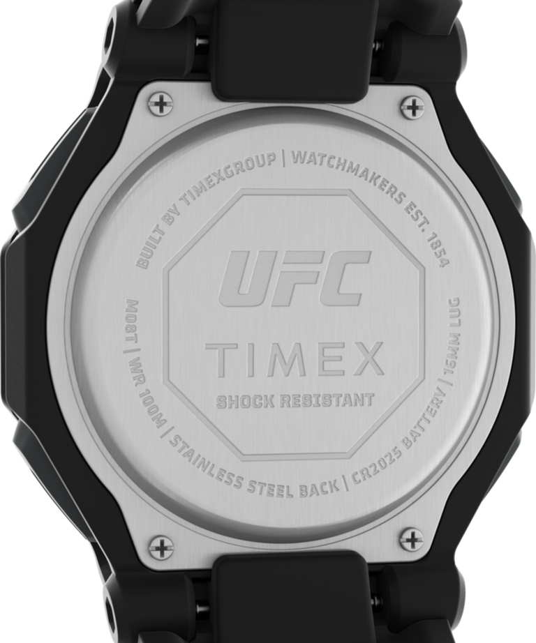 Timex UFC Colossus Fight Week 45mm Resin Strap Gold Watch TW2V55300