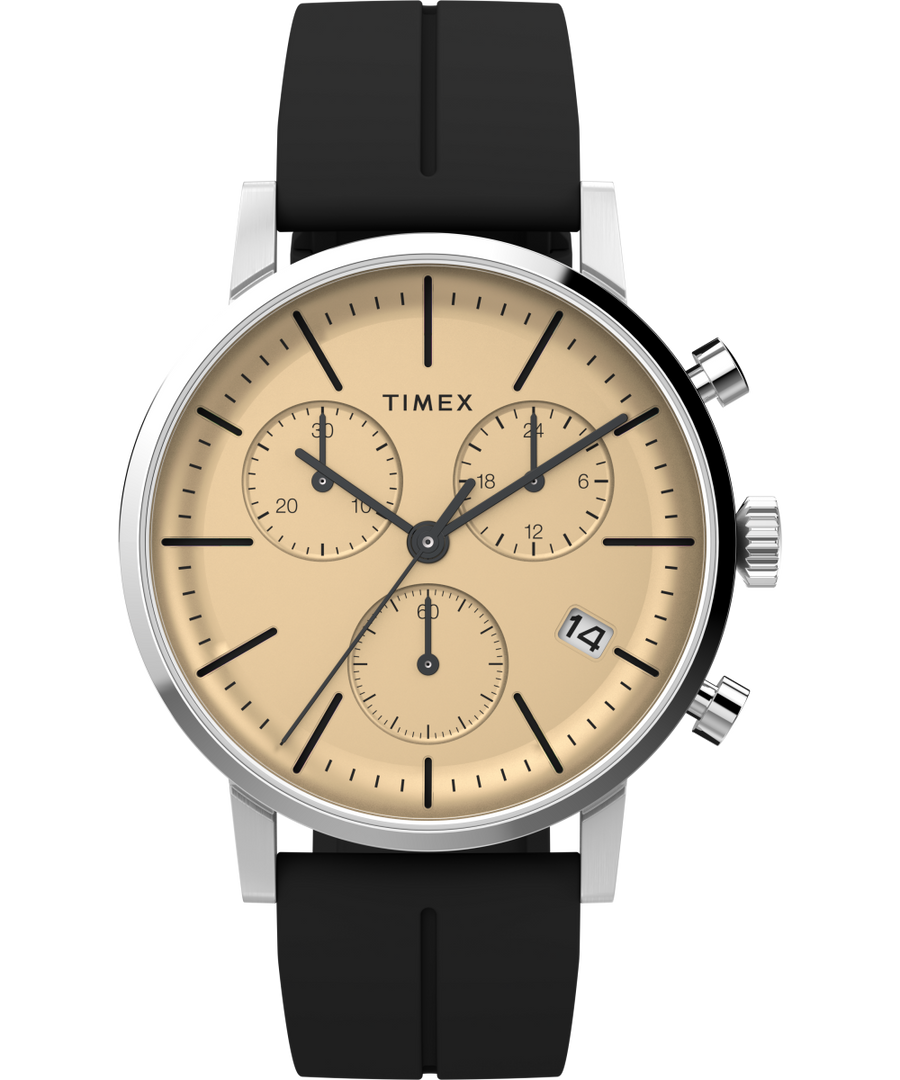 Timex Midtown Chronograph 40mm Synthetic Rubber Watch TW2V70500