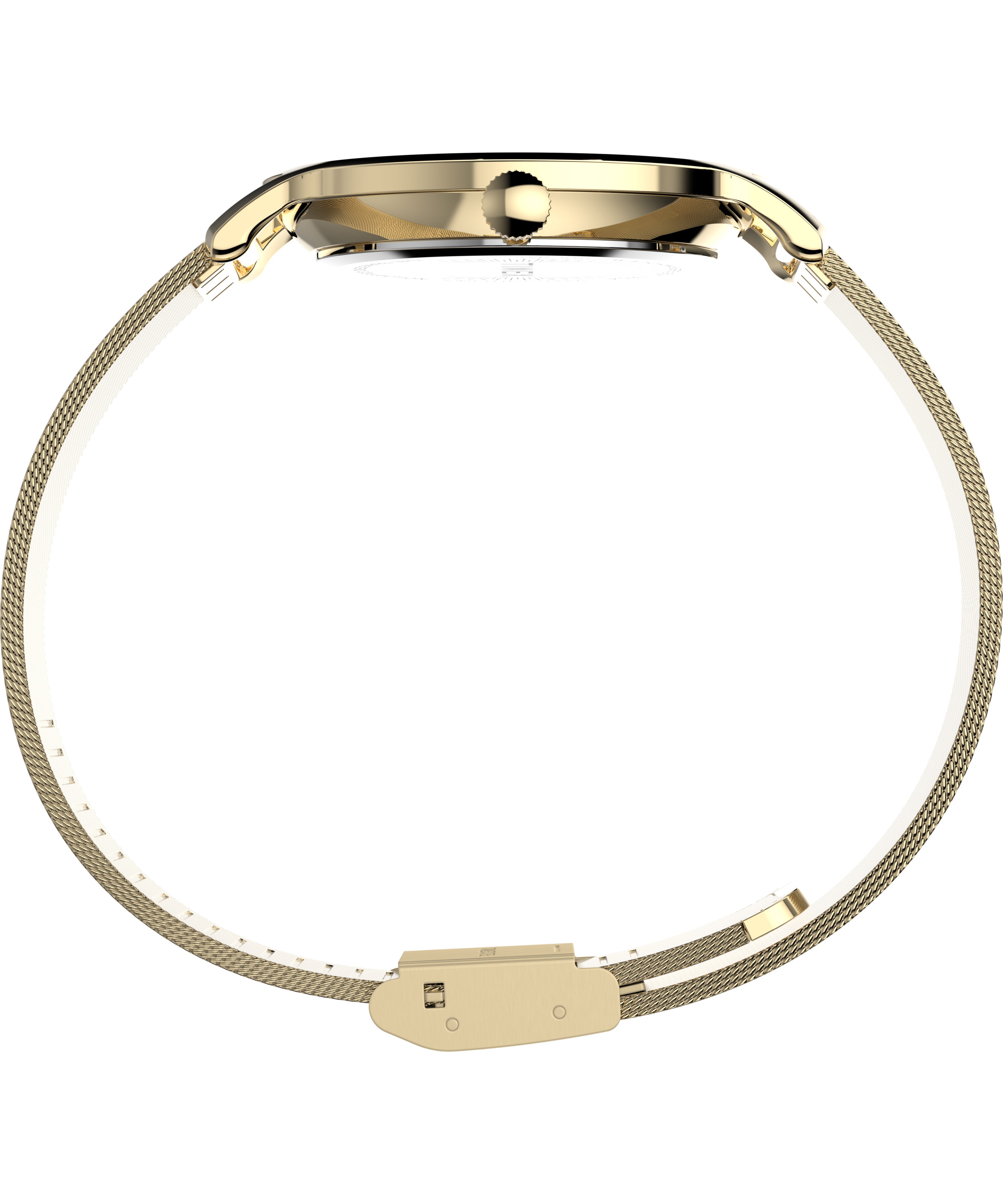 Timex Transcend 34mm Stainless Steel Gold Dial Watch TW2V92800