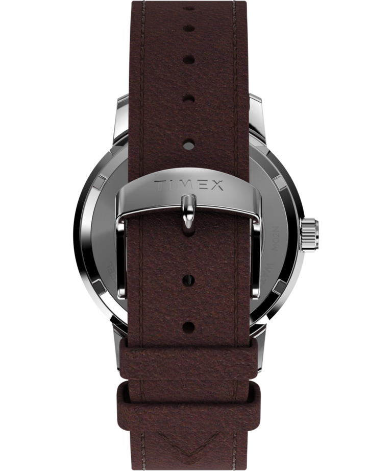 Timex Marlin Automatic 40mm Leather Strap Watch TW2W33800