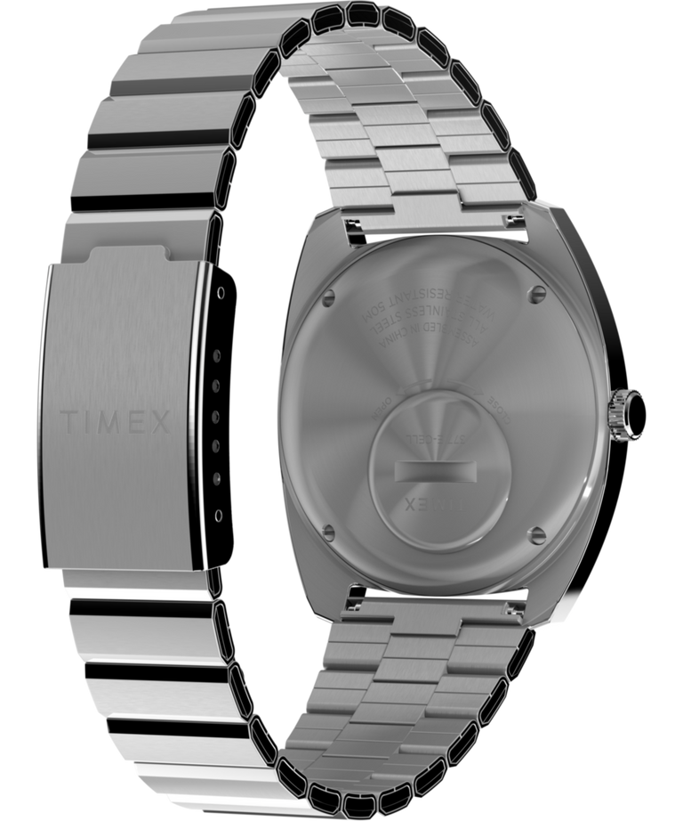 Q Timex 1975 Enigma Reissue 37mm Stainless Steel Bracelet Watch TW2W59800