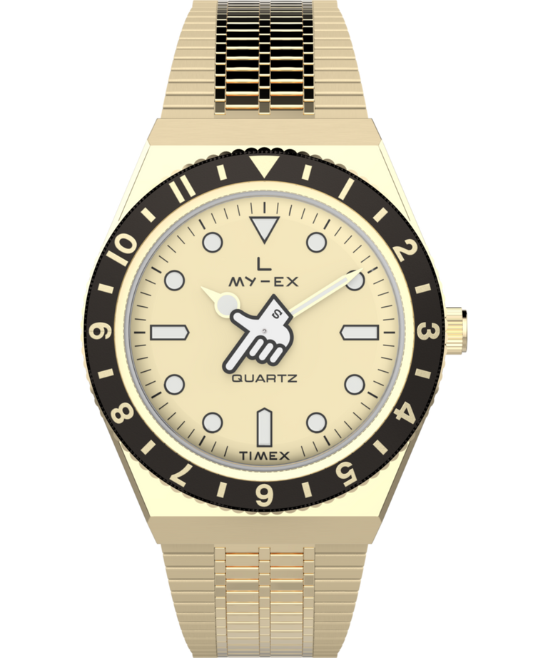 Timex x seconde/seconde/ Loser 38mm Limited Edition Gold Men's Watch TW2W70700