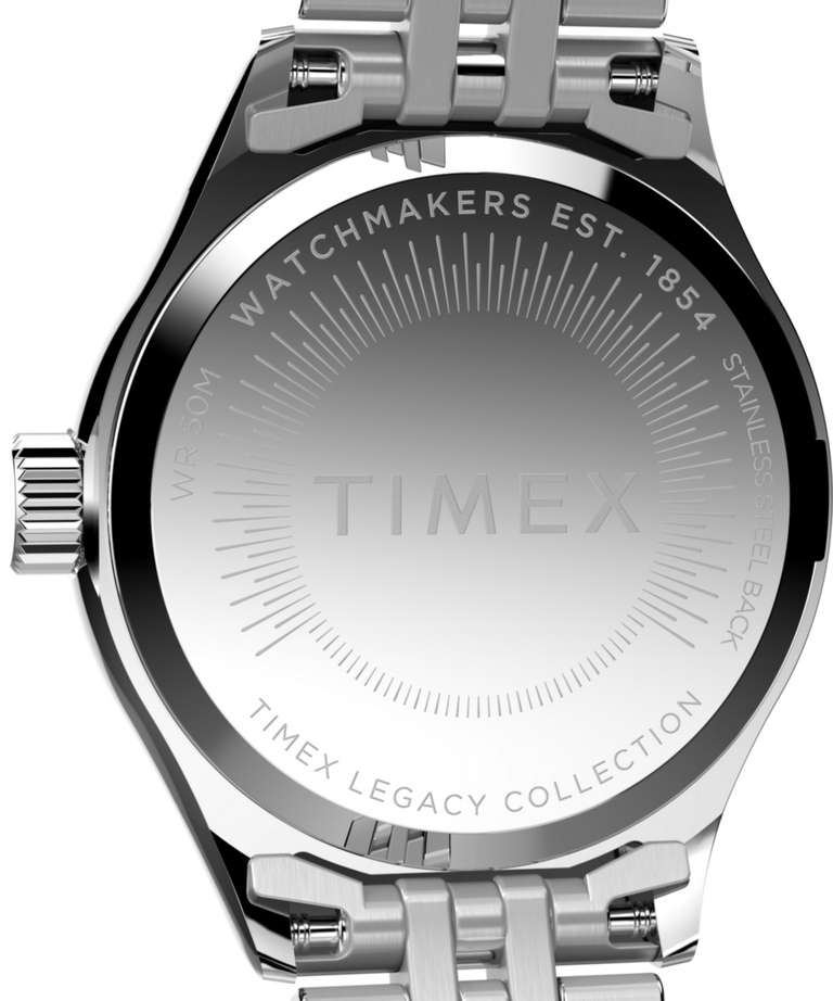 Timex Legacy Mini Blue Dial Silver Stainless Steel Quartz Watch TW2W90700