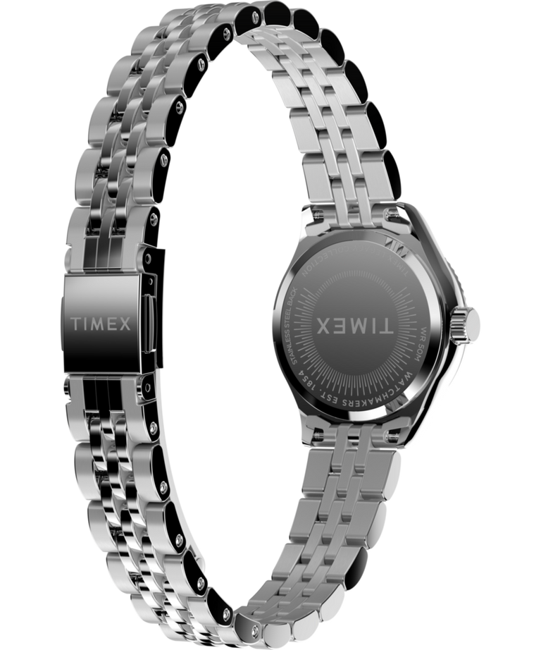 Timex Legacy Mini Blue Dial Silver Stainless Steel Quartz Watch TW2W90700