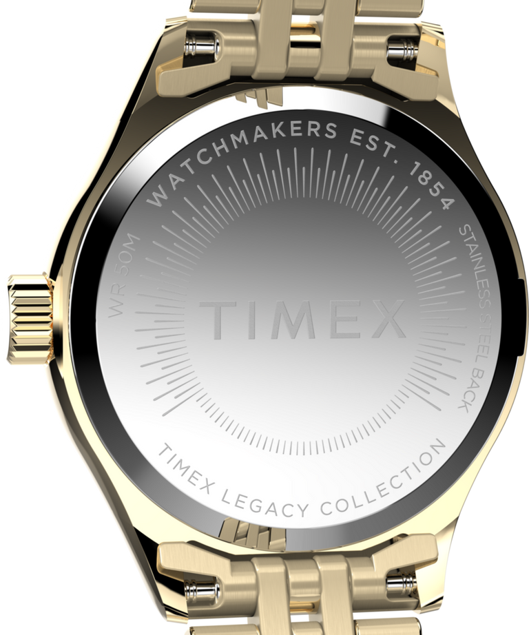 Timex Legacy Mini Pink Dial Gold Stainless Steel Quartz Watch TW2W90800