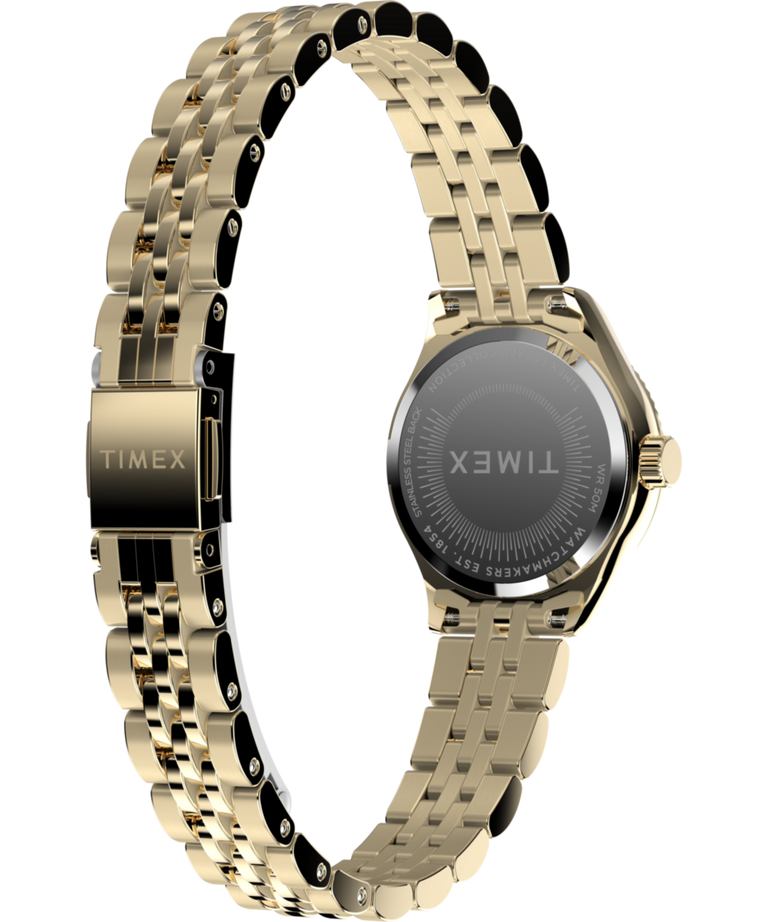 Timex Legacy Mini Pink Dial Gold Stainless Steel Quartz Watch TW2W90800
