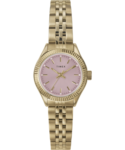 Timex Legacy Mini Pink Dial Gold Stainless Steel Quartz Watch TW2W90800