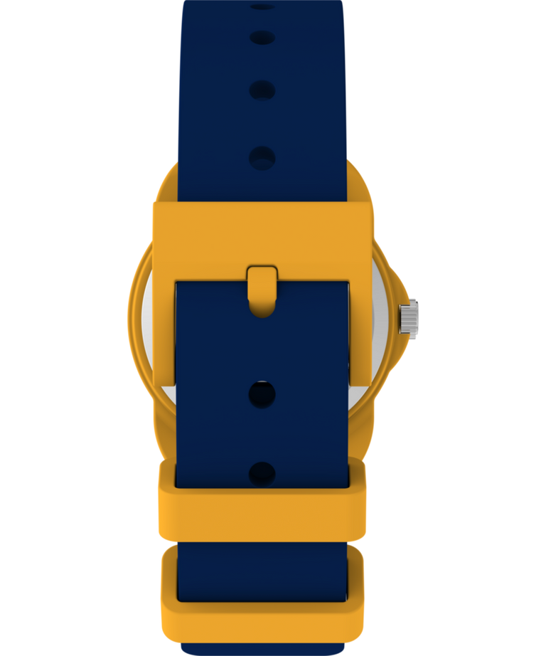 Timex Time Machines Blue and Yellow Silicone Strap Kids Watch TW2W92100