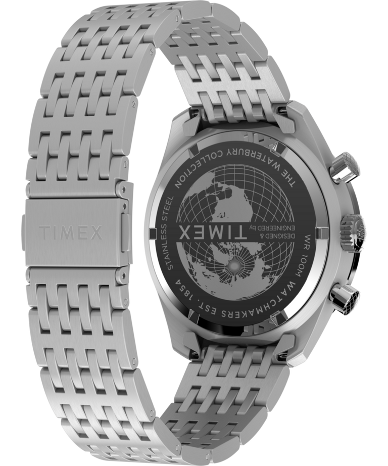 Timex Waterbury Chronograph Stainless Steel Watch TW2Y18500