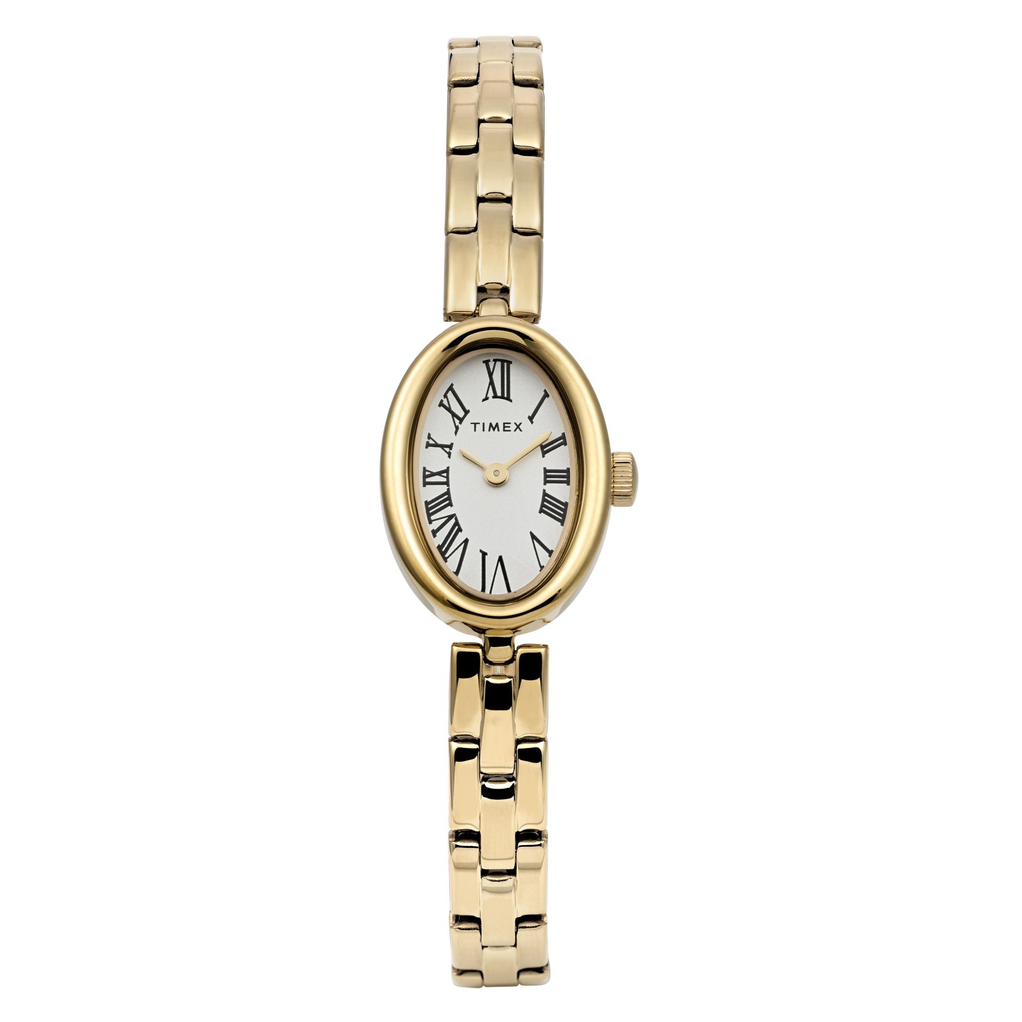 Timex Cavatina Gold Case White Dial Women's Watch TW2Y26700