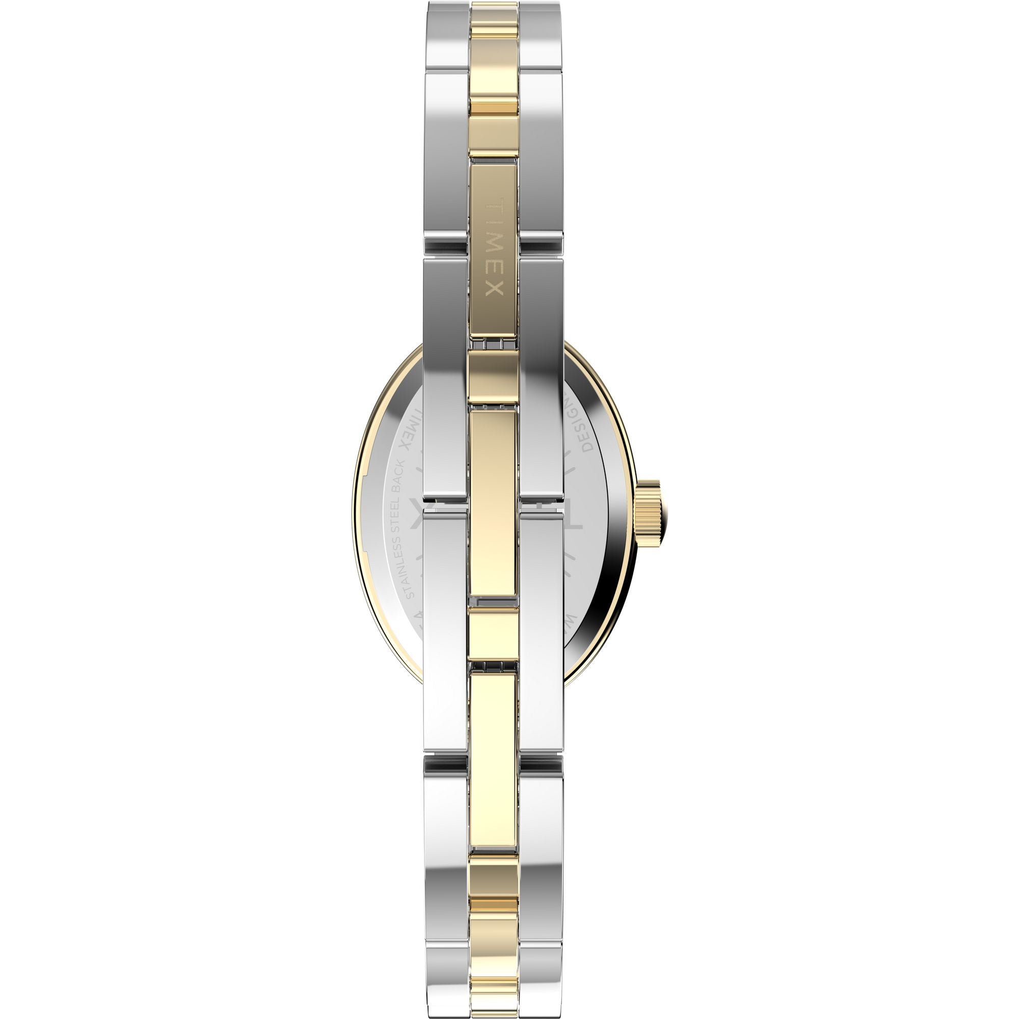 Timex Cavatina Two Toned Case White Dial Women's Watch TW2Y26800