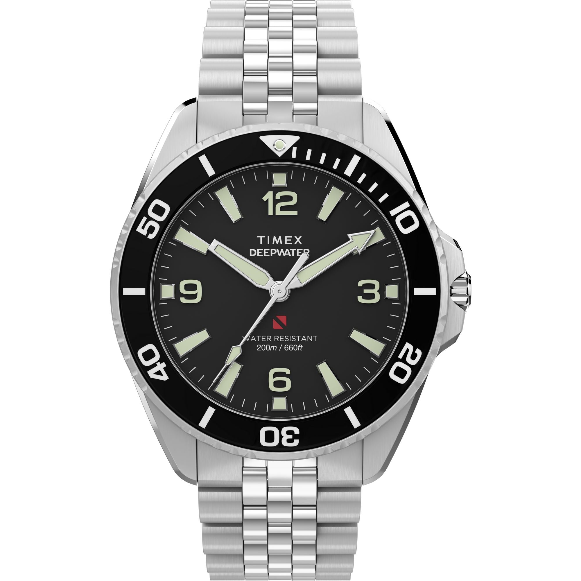 Timex Deepwater Arctic 200M Jubilee Stainless Steel Strap Watch TW2Y64500