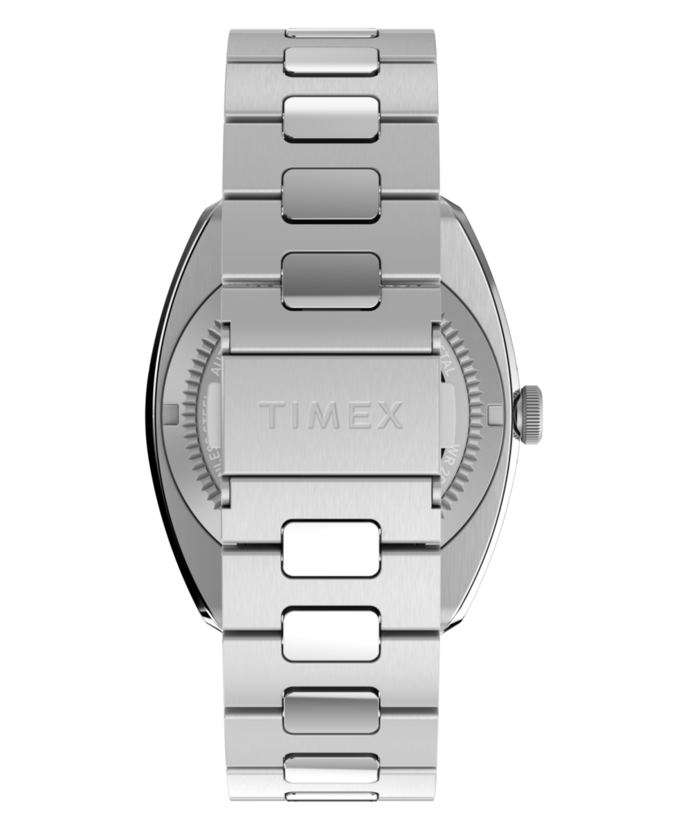 Timex Expedition Pioneer, Black dial, Silver stainless steel band