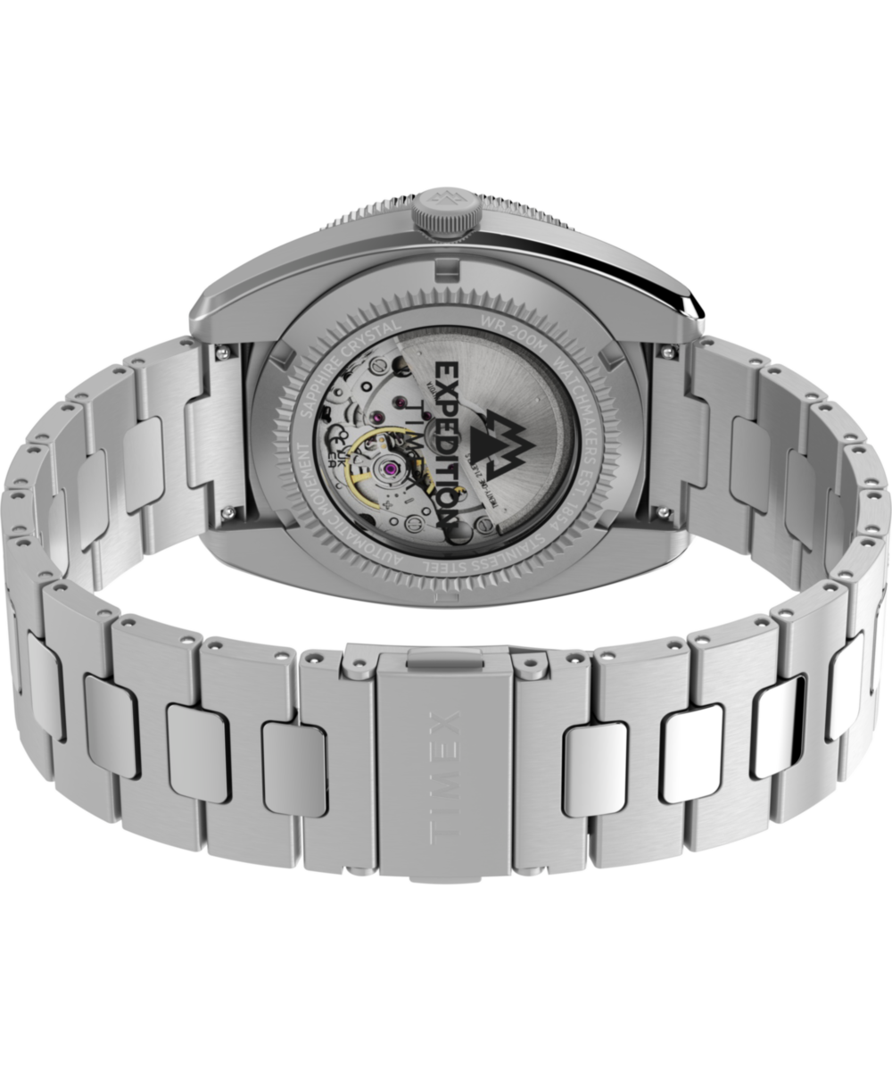 Timex Expedition Pioneer, Black dial, Silver stainless steel band