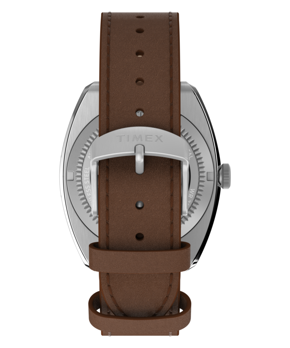 Timex Expedition Pioneer, Blue dial, Brown leather band
