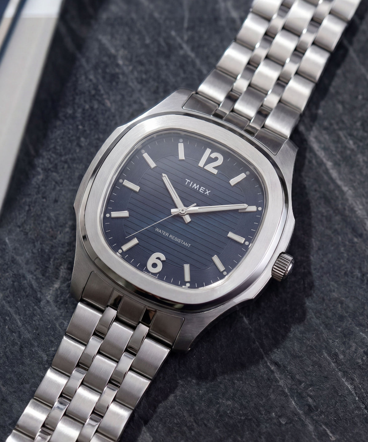 Timex Marquee 41mm Blue Dial Stainless Steel Bracelet Watch TW2Y91500
