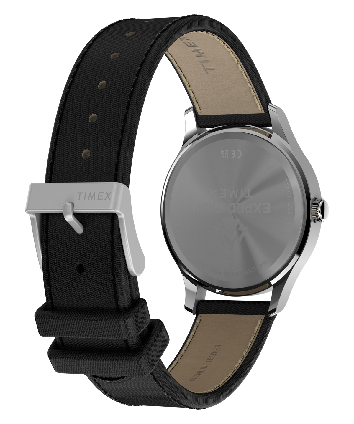 Timex Expedition Field 36.5mm Black Dial Black Fabric Watch TW4B35900
