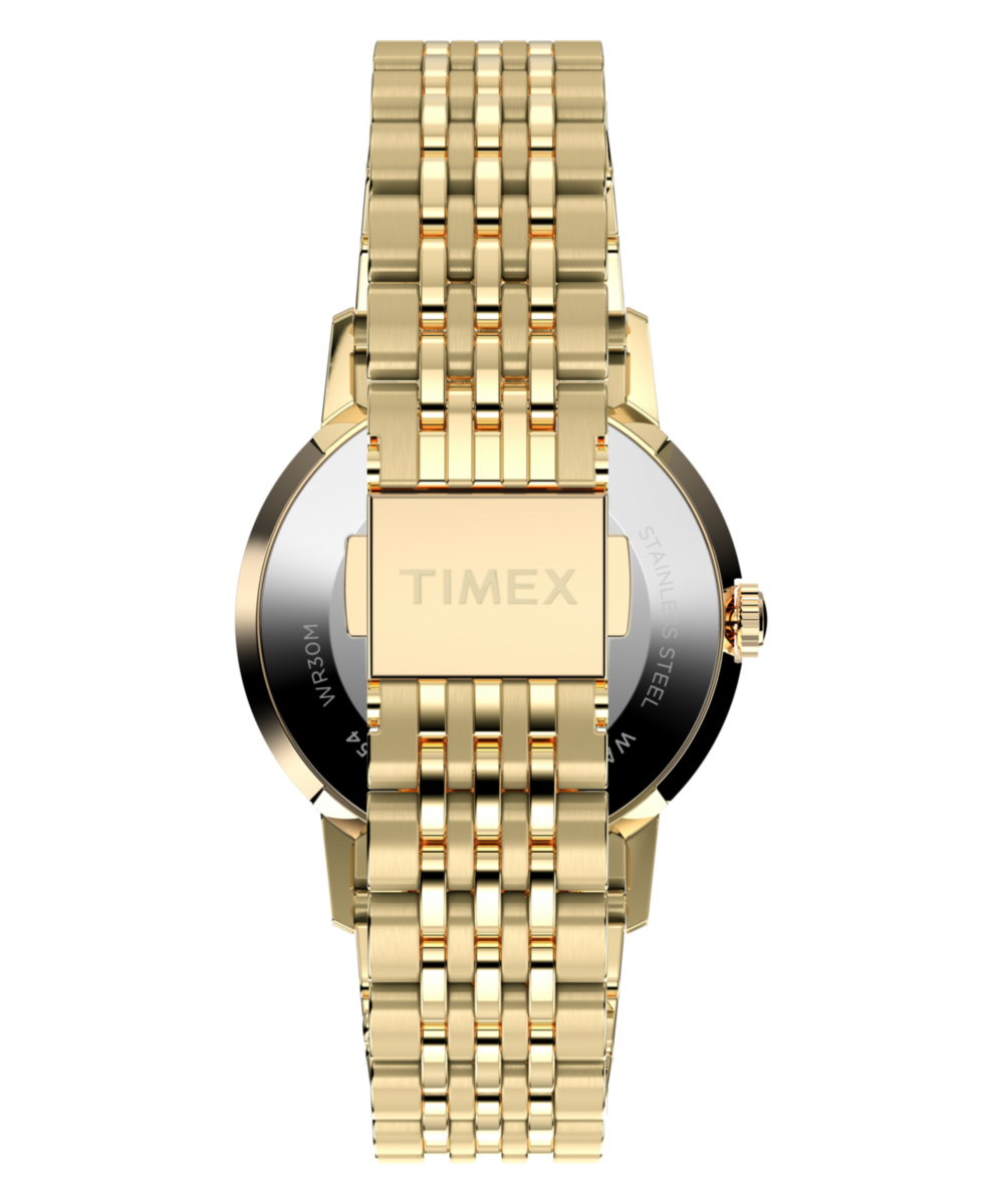 Timex Marlin Quartz Gold-Tone, Champagne dial, Gold stainless steel band