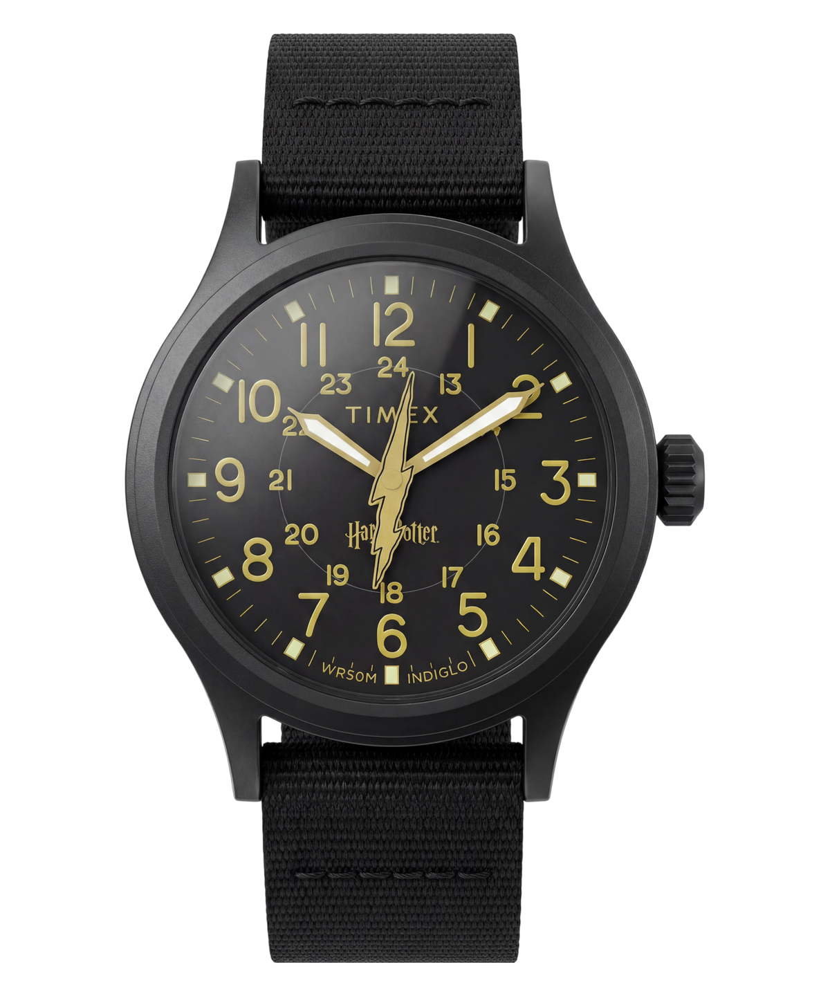 Timex Expedition Scout Harry Potter Bolt Black Dial Fabric Watch TW6A05700
