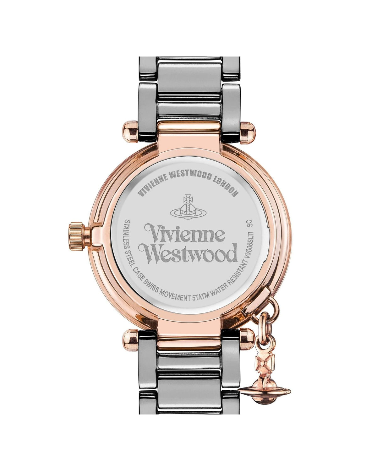 Vivienne Westwood Kensington Watch Grey Dial & Titanium Plated Ceramic Bracelet