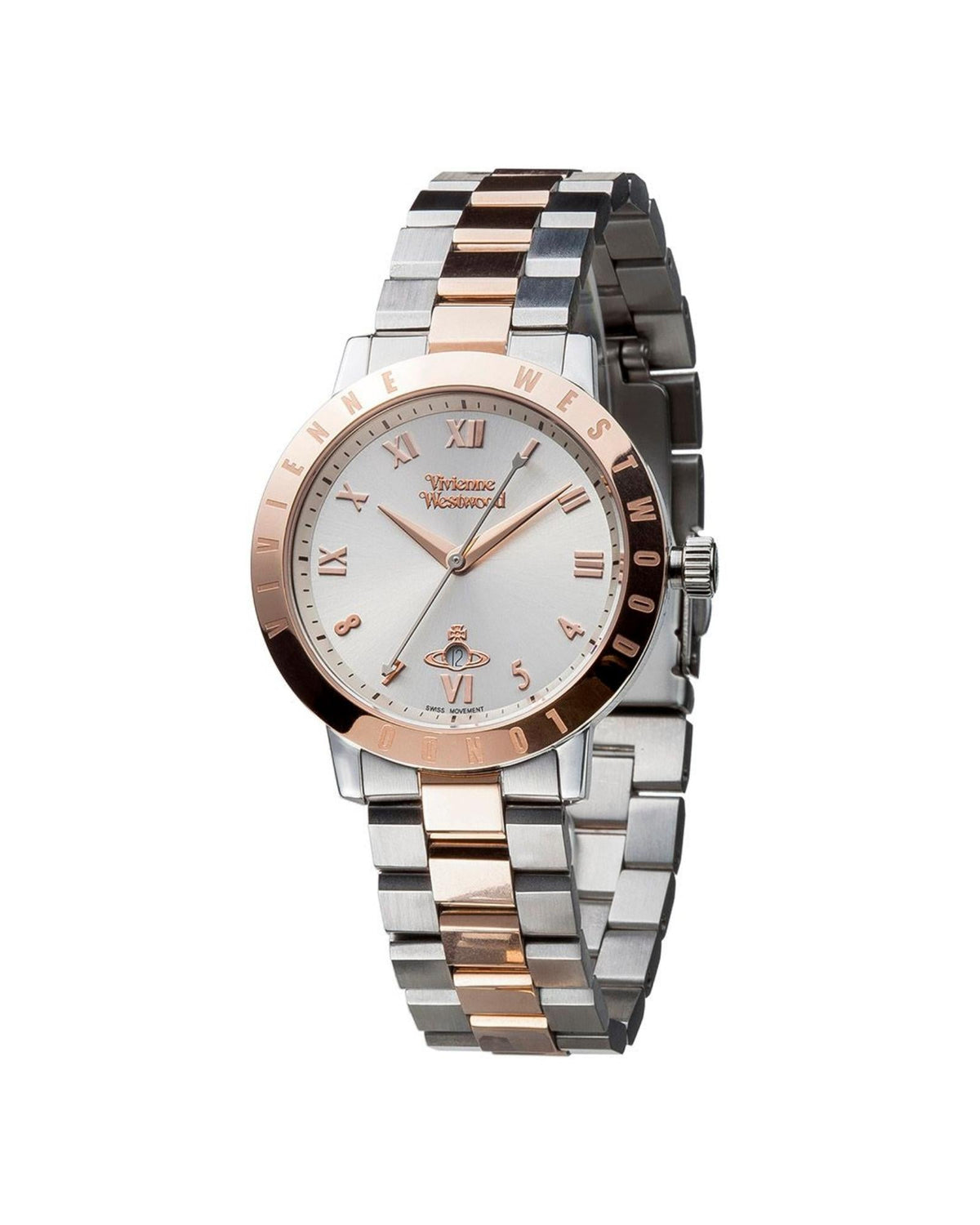Vivienne Westwood Bloomsbury Watch Two Tone Rose Gold