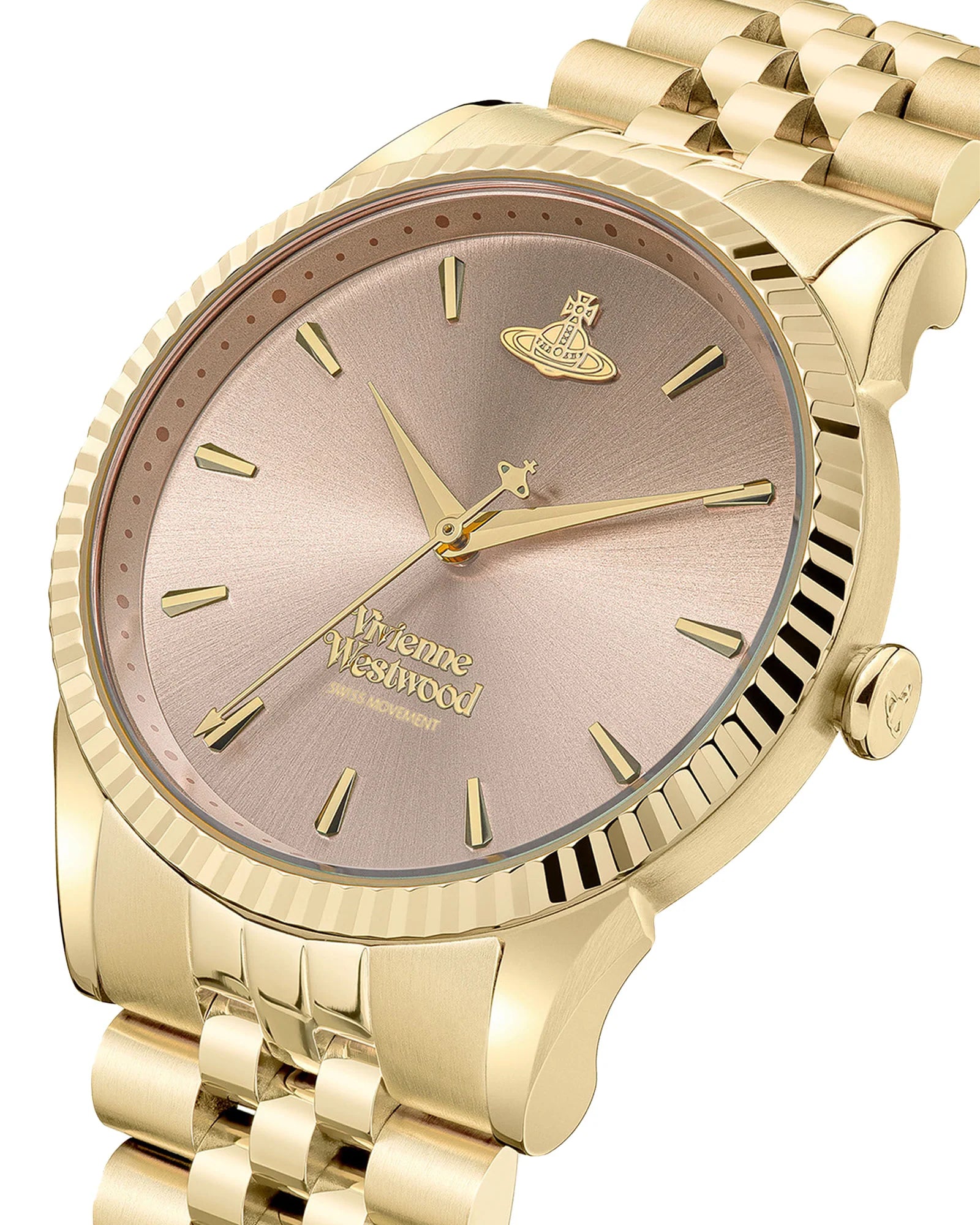 Vivienne Westwood Seymour Rose gold Dial Stainless Steel Women's Watch VV240PKGD